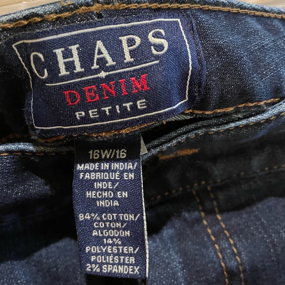 Chaps Women’s 16W Jeans -3 Pair